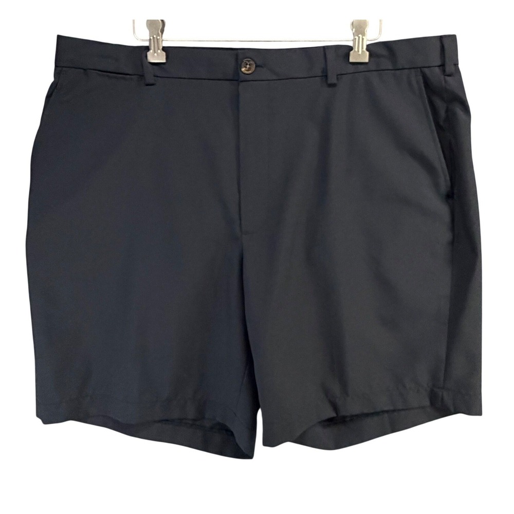 Brooks Brothers St. Andrews Links Golf Shorts Mens 40 Black Performance Preppy